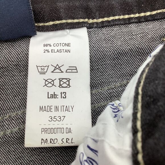 Maryley Womens Made in Italy Jeans‎ Black Size 10 NWT - Picture 12 of 13